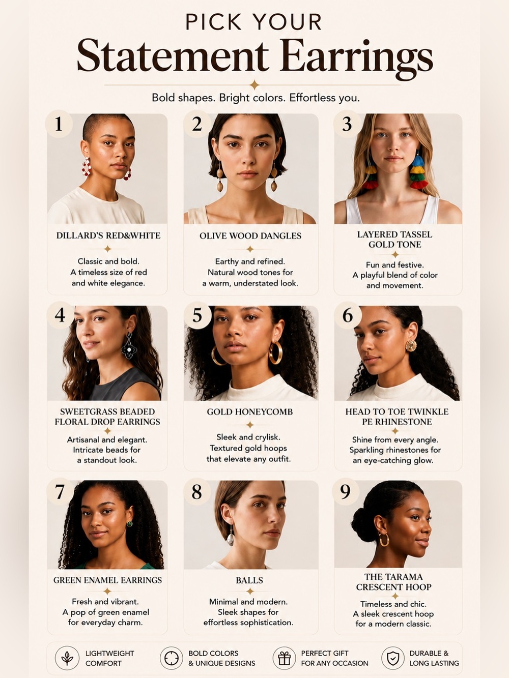 Pick your Earrings 👂💄❤️🎉🎉wo hoo